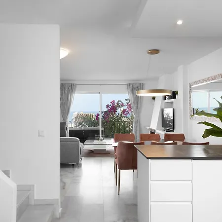 아파트 Beachfront Duplex With Seaview Sitio de Calahonda