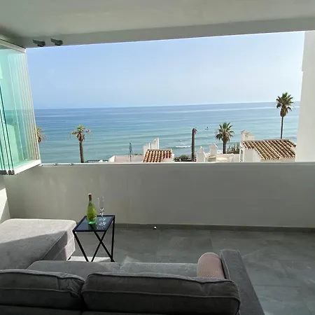 아파트 Beachfront Duplex With Seaview Sitio de Calahonda